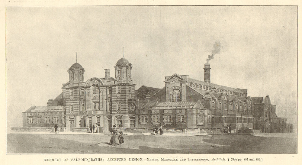 Seedley Public Baths, Salford. Mangnall & Littlewoods, Architects (1) 1907